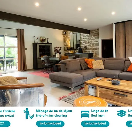 Ty - Avec Grand Jardin Et Jacuzzi Pour 9 Villa Guissény
